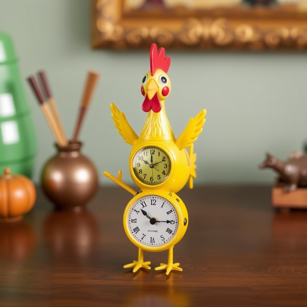 Care and gentle cleaning of a vintage wind-up chicken toy